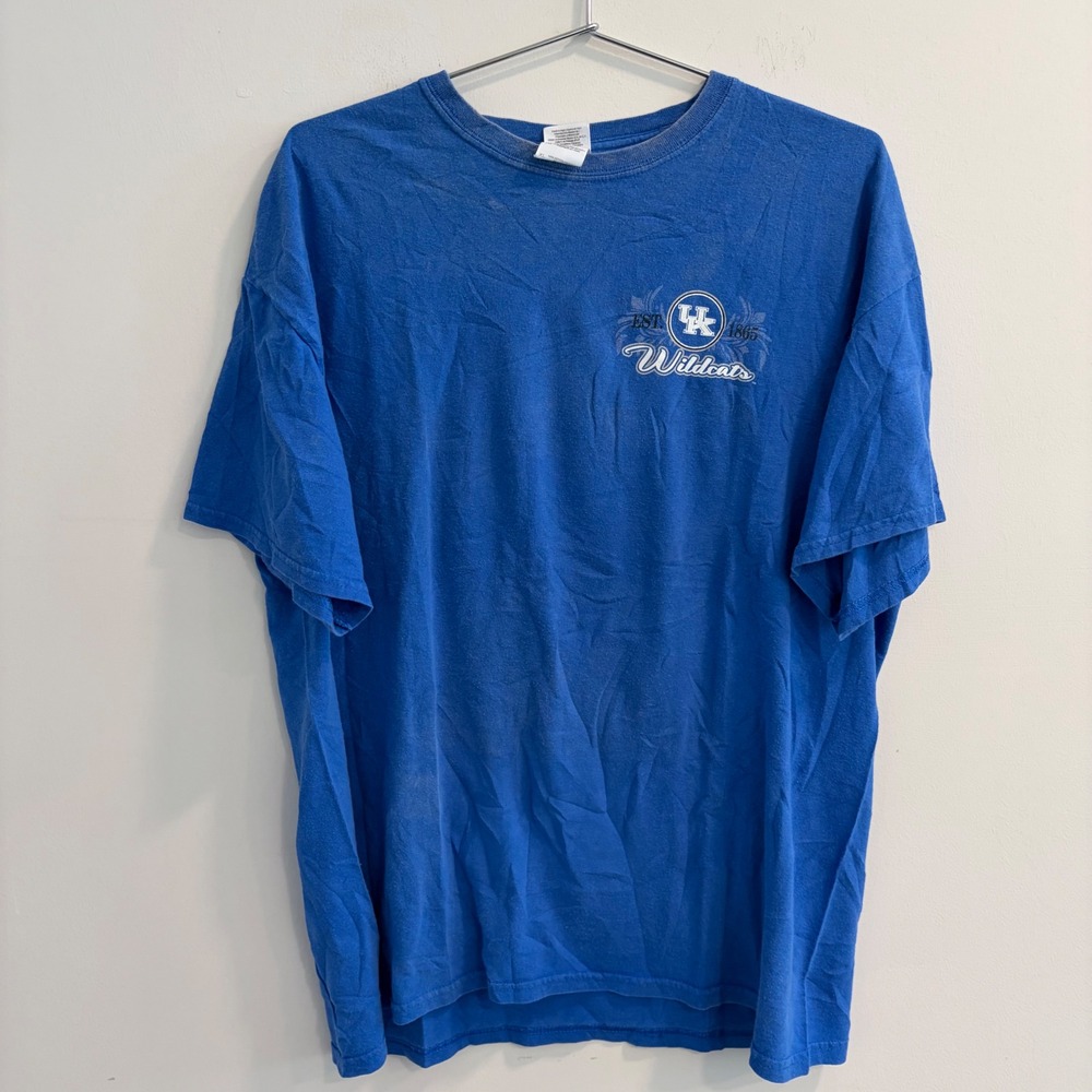 Gildan University of Kentucky Wildcats T-Shirt Mens XL Blue NCAA Short Sleeve